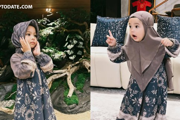 Gemasnya Ameena dan Azura Anak Aurel dan Atta Pakai Hijab